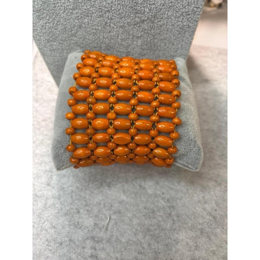 Vintage-style Bracelet Tangerine Beaded